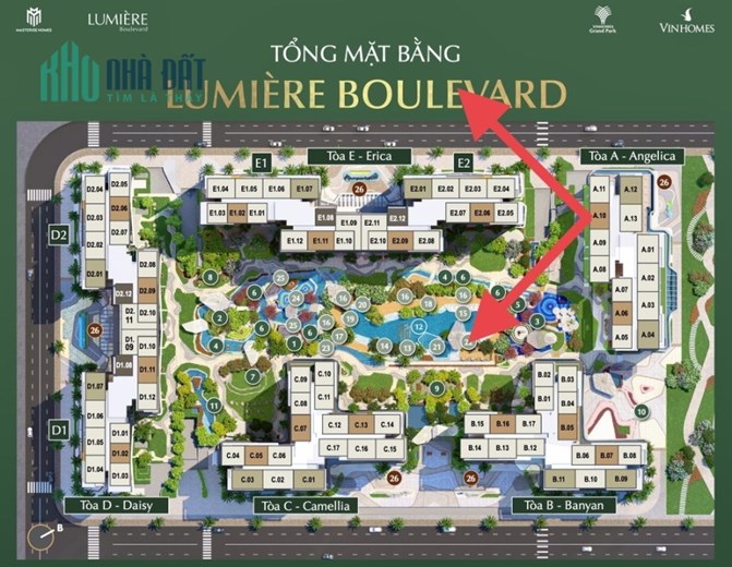 BÁN CĂN HỘ GIÁ 3,6TY, 1PN+ dự án  LUMIERE  QUẬN 9  trong ĐẠI ĐÔ THỊ VINHOMES THANH TOÁN