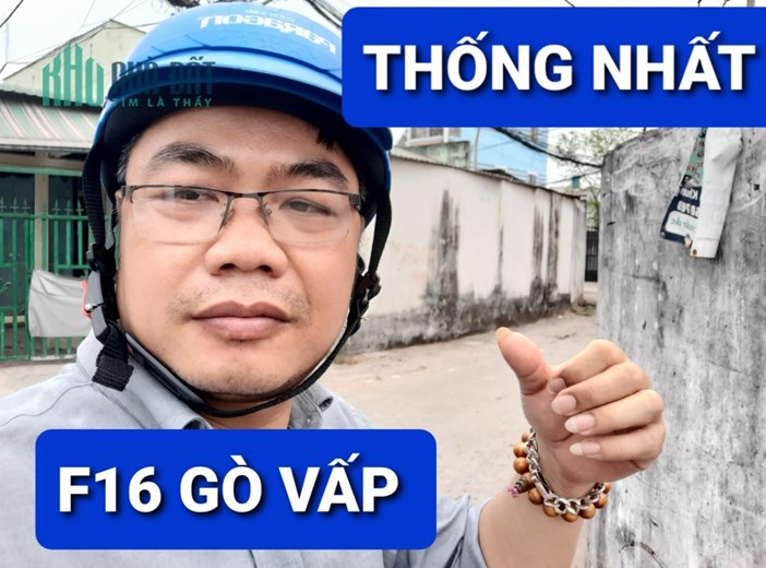 Duy Nhất) Mặt Tiền hẻm 78m2 có 4 tỷ Thống Nhất  Gò Vấp