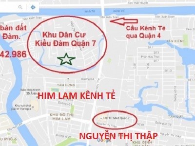 KẸT BANK GIẢM GIÁ SÂU CHỈ CÒN 35 TỶ BÁN LÔ ĐẤT 550M2 KHU KIỀU ĐÀM QUẬN 7