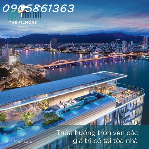 Bán căn hộ cao cấp view cầu Rồng mặt tiền sông Hàn- Cầu Rồng, quận Hải Châu, The Filmore