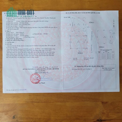 Bán nhà 1T2L xã Long Thới - Nhà Bè, 44m2, sổ hồng, 2.9 tỷ. Lh:0908295285 - 0989524514