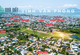 Bán nhanh cặp lô góc siêu hiếm ngay trung tâm Vạn Giã - Vạn Ninh, Bắc Vân Phong giá chỉ 9tr/m2, sổ