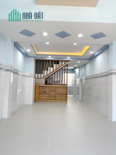 Nhà mới 4 tầng MẶT TIỀN đường Bùi Điền P5 Q8 giá 20 triệu/tháng