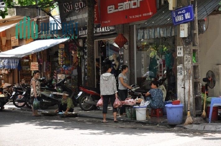 BÁN ĐẤT HÀNG VẢI – HOÀN KIẾM. 136m2, MT 6.6m, nở hậu. MẶT PHỐ KINH DOANH