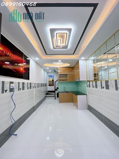 NHÀ MỚI  ĐOÀN VĂN BƠ , 3 LẦU, 3WC, DT 3MX7.2M GIÁ 4TY5