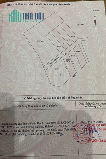 Chính chủ cần bán đất Hòa Vang giá chỉ 1.1 tỷ