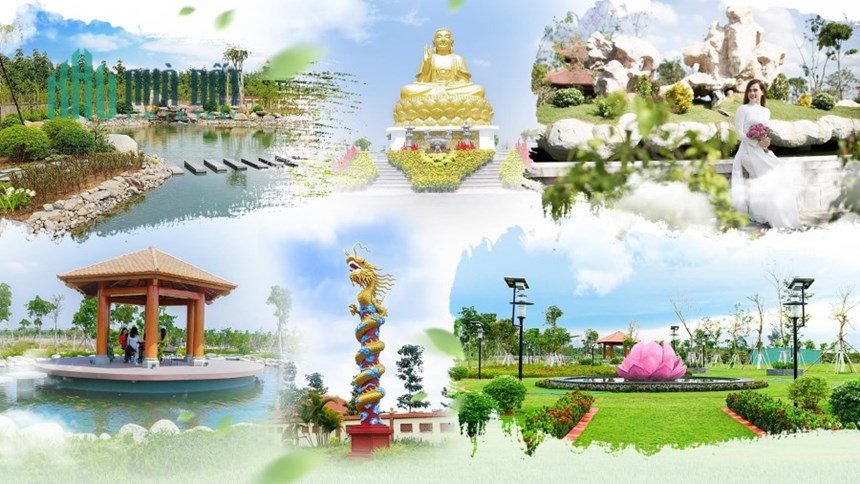 Khuôn viên Gia Tộc, Hoa Viên Bình An, Long Thành. 1,X tỷ