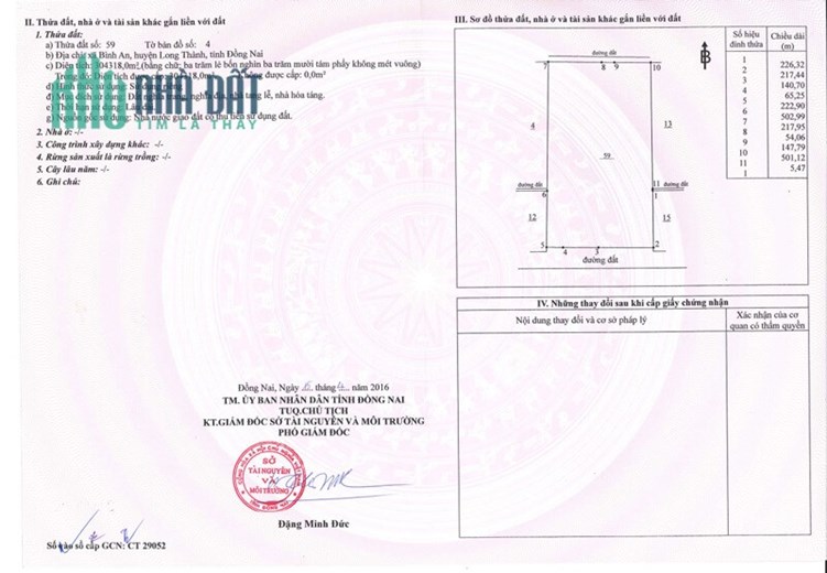 Khuôn viên Gia Tộc, Hoa Viên Bình An, Long Thành. 1,X tỷ