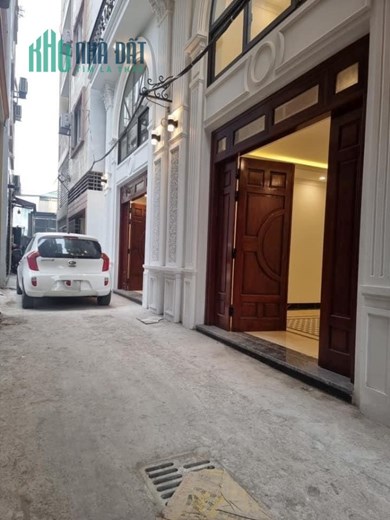 BÁN NHÀ THẠCH BÀN 45 M 6 TẦNG CHỈ 4.5TỶ  Ô TÔ  ĐỖ CỬA, NHÀ ĐẸP, GẦN AEON MAIL