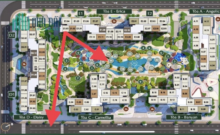 BÁN CĂN HỘ 3PN DT 91m2  dự án  LUMIERE  BOULEVARD  trong ĐẠI ĐÔ THỊ VINHOMES GRAND PARK QUẬN