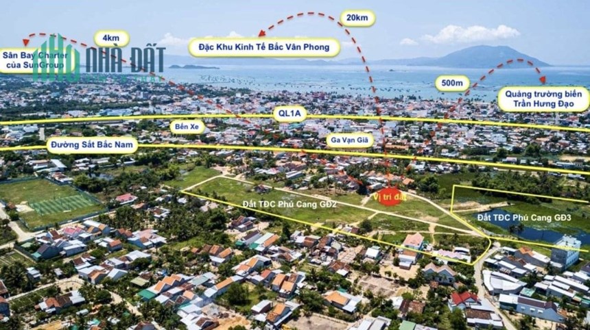 Đất biển khu kinh tế Vân Phong, trung tâm TT Vạn Giã, chỉ 899 triệu full thổ cư.