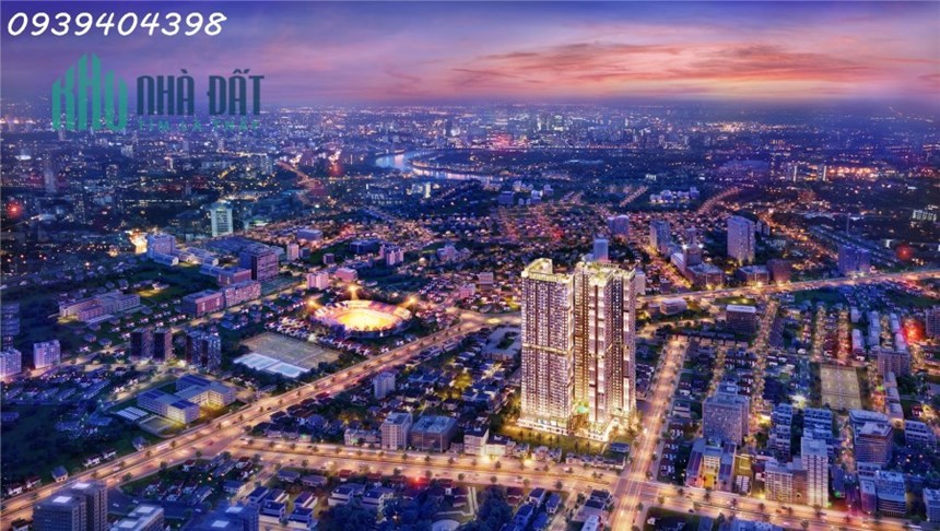 Bán căn hộ 2PN + 2WC tầng 40 hướng ĐN dự án Happy One Central, nhận ưu đãi đến 340tr, chiết khấu
