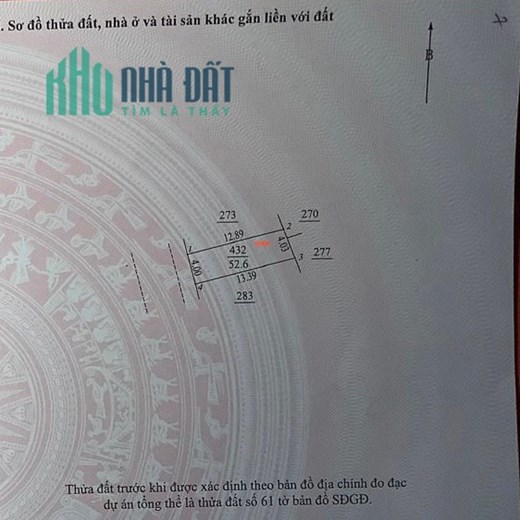 Bán đất phân lô khu tái định cư Vân Canh diện tích 52m, mặt tiền 4m giá đầu tư