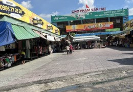 Bán Nhà Mặt Tiền - ngay Chợ Phạm Văn Hai - 52m2- Kinh Doanh 100tr.tháng