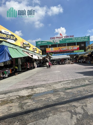 Bán Nhà Mặt Tiền - ngay Chợ Phạm Văn Hai - 52m2- Kinh Doanh 100tr.tháng
