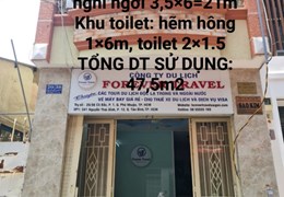 Cho thuê văn phòng tầng trệt, nhà mặt tiền đường xe tải 20/38 Cô Bắc, Phường 1, Phú Nhuận,TPHCM.