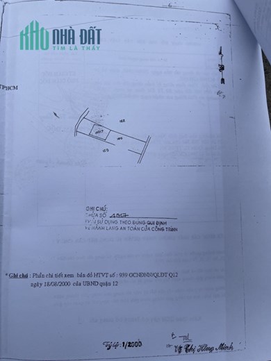 Kẹt tiền hạ giá bán GẤP Lô Đất 463m2. Gần cầu An Lộc, phường An Phú Đông, Quận 12