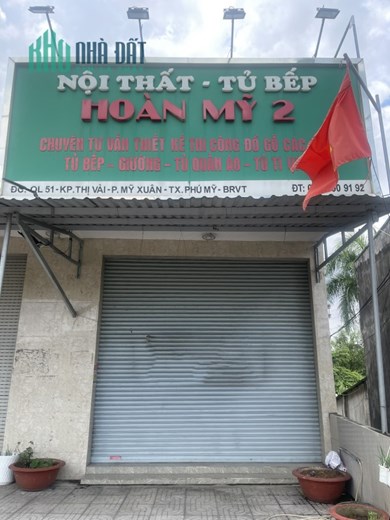 Cần Cho thuê 2 mặt bằng cạnh nhau ngay QL51 Đối diện chợ Mỹ Xuân