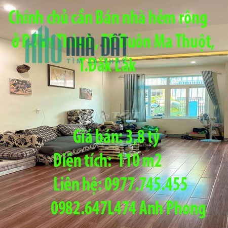 Chính chủ cần Bán nhà hẻm rộng ở Phường Tân Thành, Thành phố Buôn Ma Thuột, Đắk Lắk