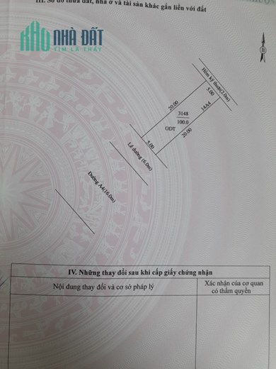 Nền 14A4 khu dân cư Tân Phú