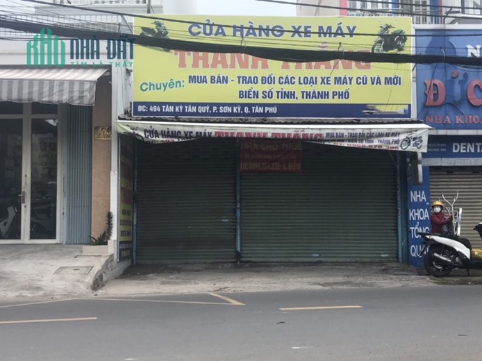 CHO THUÊ NHÀ NGUYÊN CĂN MẶT TIỀN TRUNG TÂM PHƯỜNG SƠN KỲ, QUẬN TÂN PHÚ