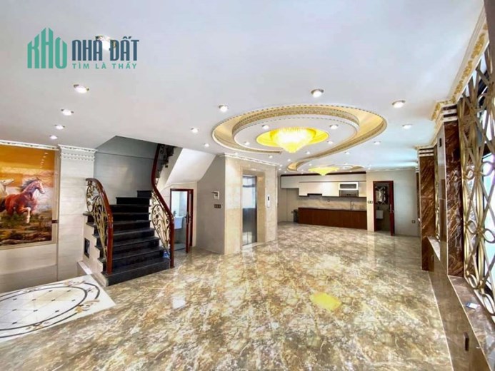 Bán tòa nhà Bồ Đề, Long Biên, ô tô tránh, 160m2x 7 tầng thang máy, mặt tiền: 12m, 23 tỷ