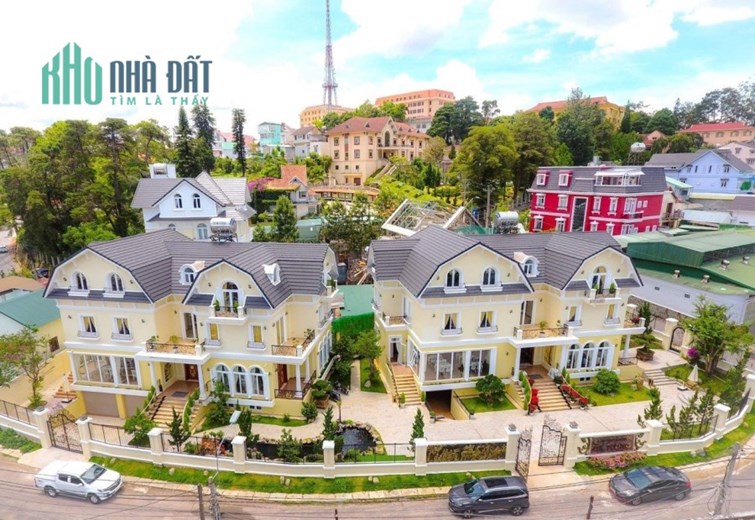 Bán 2 căn biệt thự sang trọng mặt tiền Dã Tượng, Đà Lạt - 1058m2, 140 tỷ - Nội thất VIP