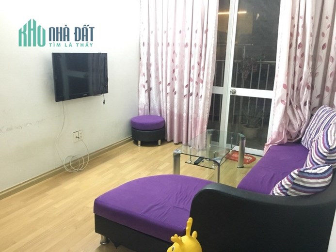 cho thuê CHCC Khánh Hội 3, 76m2, 2PN, 2 tollet đầy đủ nội thất, bancon