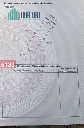 Bán đất số 382 phân lô Tái Định Cư Hồ Sen A51, diện tích 56m, GIÁ 60 tr/m
