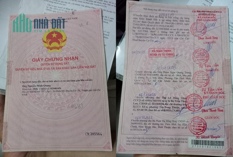 CẦN BÁN NHANH CĂN NHÀ VỊ TRÍ SIÊU ĐẮC ĐỊA tại huyện Củ Chi, TPHCM