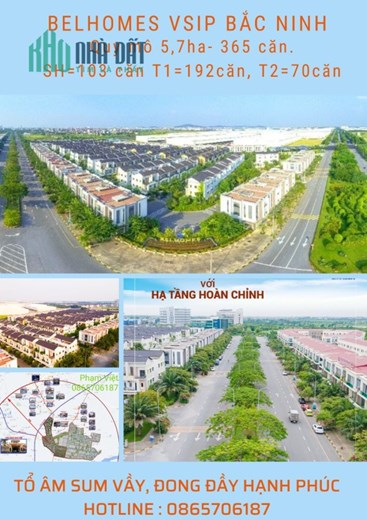 Bán GẤP NHÀ PHỐ 75m2 trong KCN Vsip TP Từ Sơn. Chỉ 3,5x tỷ,