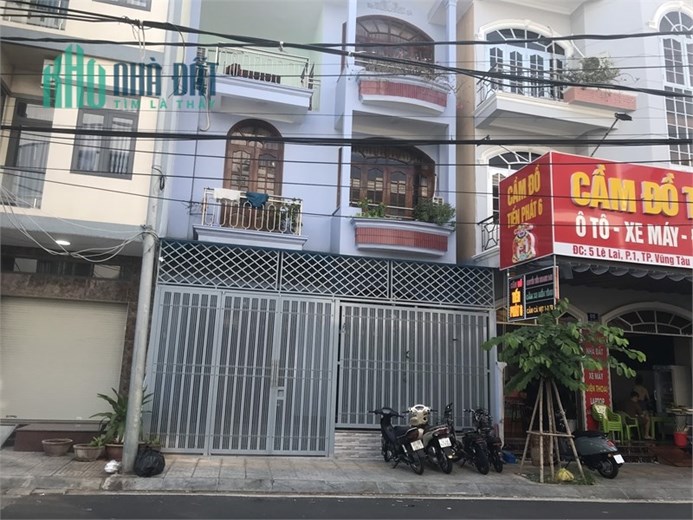 Cho thuê mặt bằng 1t2l đường lê lai, tpvt nhà mới căn góc đẹp