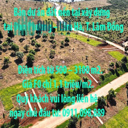 Bán dự án đất nền tại xây dựng tại Đan Phượng – Lâm Hà, T. Lâm Đồng