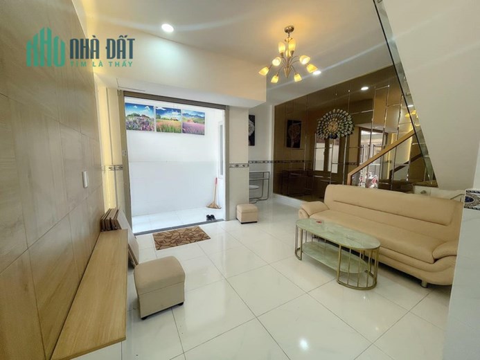 TT QUẬN 12 - 5P QUA GÒ VẤP - TẶNG FULL NỘI THẤT NHƯ HÌNH - HẺM 3M - 30M RA HẺM XE HƠI - GẦN MT - KO