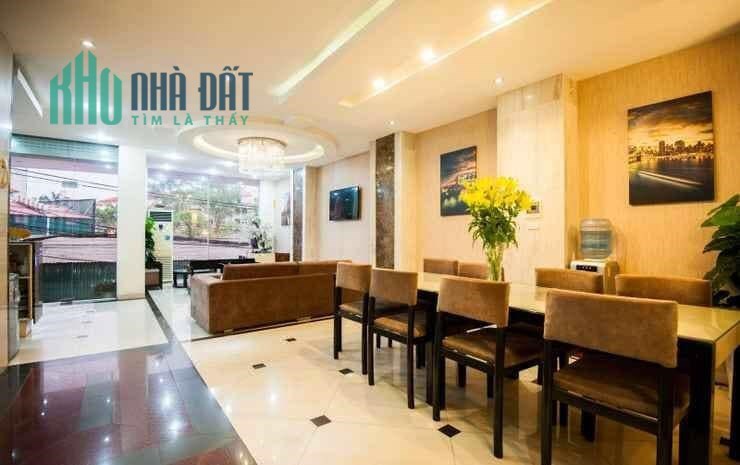 Bán khách sạn 8 tầng, ngõ ô tô đỗ, Đống Đa, Hoàng Cầu 58 m2, MT 6m, chỉ 21 tỷ