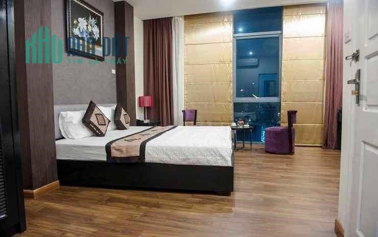 Bán khách sạn 8 tầng, ngõ ô tô đỗ, Đống Đa, Hoàng Cầu 58 m2, MT 6m, chỉ 21 tỷ