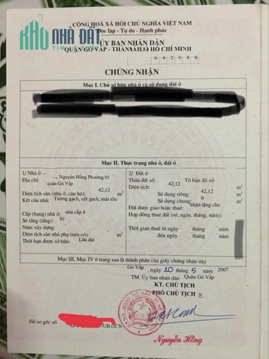 Bán nhà hẻm 5M Nguyên Hồng P1 Gò Vấp 4.1x10M 2 tầng Chỉ 4 Tỷ x
