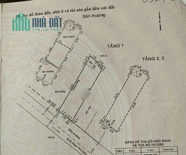 HOT. HXH Phạm Văn Chiêu, GV - 4x15m - Giá 5.7 tỷ - 4 tầng BTCT