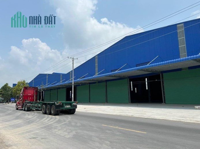 CHO THUÊ KHO XƯỞNG MẶT TIỀN NGANG 200m - DTSD: 10.000m2 - LỘ CONTAINER - PCCC AUTO - ĐIỆN 3 PHA
