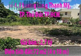Chính chủ bán đất mặt tiền đường số 4, Phường Long Thạnh Mỹ, TP. Thủ Đức TP.HCM