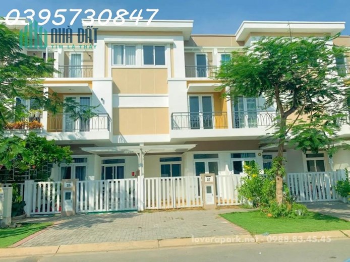 Đi Nước Ngoài Cần Bán Nhà Khu Lovera Park Khang Điền 1 Trệt 2 Lầu diện tích 235m2