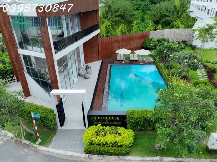 Định cư nước ngoài cần bán lại Căn Góc 2 mặt tiền, trong  khu The Pearl Riverside Thị trấn Bến Lức