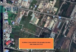Cần bán 36.000m2 (3,6ha) Mặt tiền trần đại nghĩa, Tân Nhựt, Bình Chánh.Giá 325 tỷ