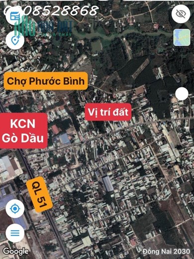 Bán đất Phước Bình Long Thành, DT 5x20,40 TC gần KCN Gò Dầu QL51. LH 0908528868