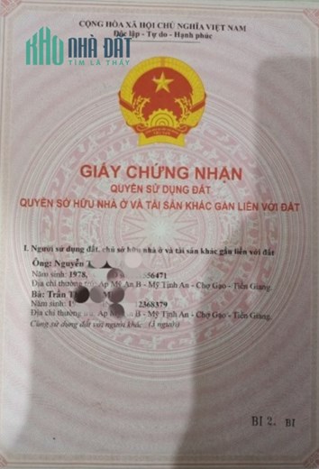 CHÍNH CHỦ BÁN NHÀ MẶT TIỀN HẺM XE HƠI 4,5M - GIÁ RẺ CHO KHÁCH THIỆN CHÍ