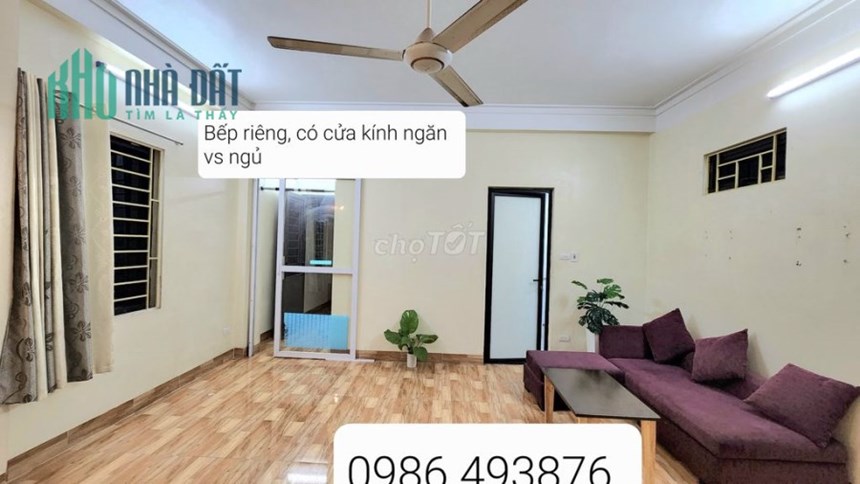 Cho thuê căn hộ 45m2 khép kín ngõ 195 Trần Cung, Cổ Nhuế 1Bắc Từ Liêm