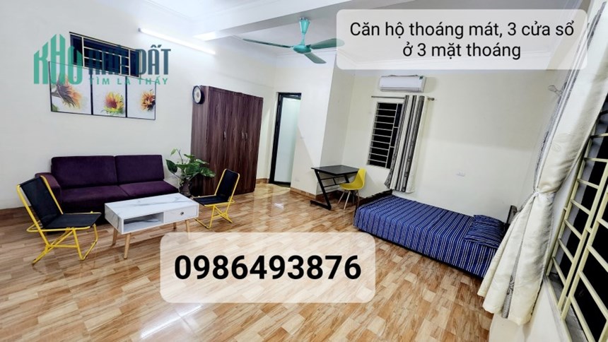 Cho thuê căn hộ 45m2 khép kín ngõ 195 Trần Cung, Cổ Nhuế 1Bắc Từ Liêm
