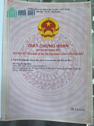 Bán Nhà chính Chủ _khu đô thị Nam Cần Thơ, phường Hưng Phú, quận Cái Răng, Tp cần Thơ