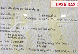 ⭐Kẹt tiền chủ đất cần ra gấp lô đất 3MT tại xã An Hoà Hải, Tuy An, Phú Yên, 1,3xx tỷ; 0935342734