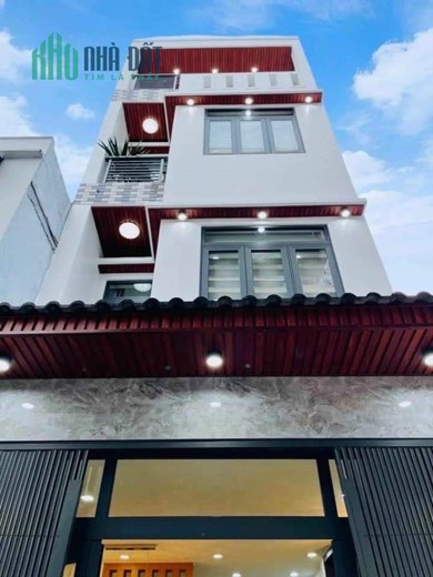NHÀ ĐẸP LUNG LINH P16 GV - TẶNG FULL NỘI THẤT 5Pn - 4 TẦNG (SÂN THƯợNG) - THÍCH HỢP ĐẠI GIA ĐÌNH -